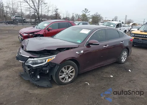 2018 Kia Optima Lx из США, поврежденный, VIN 5XXGT4L34JG185608